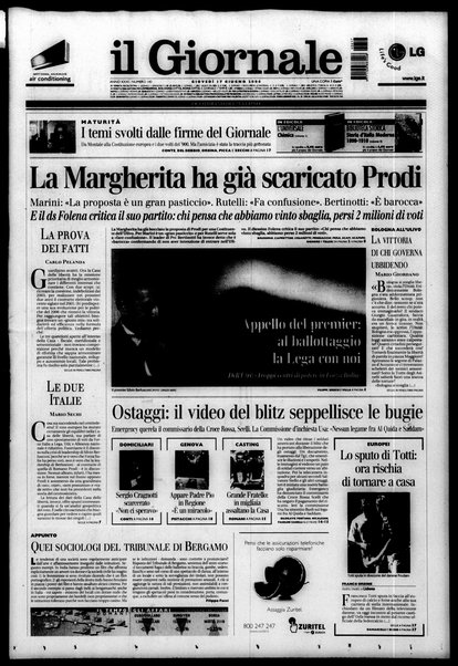 Il giornale : quotidiano del mattino